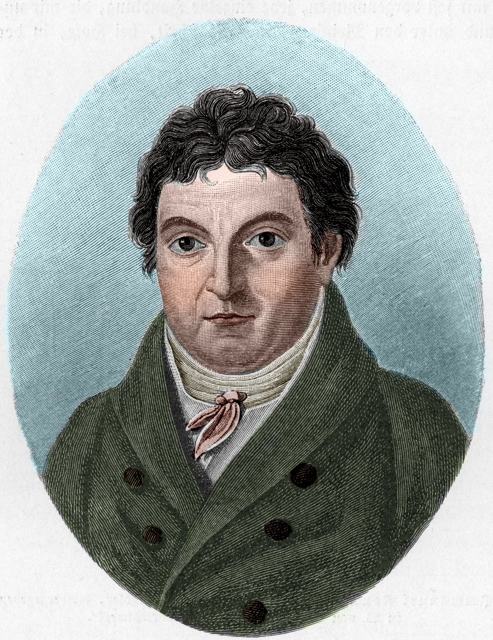 Porträtt av Johann Gottlieb Fichte (1762-1814), tysk filosof av Unknown artist