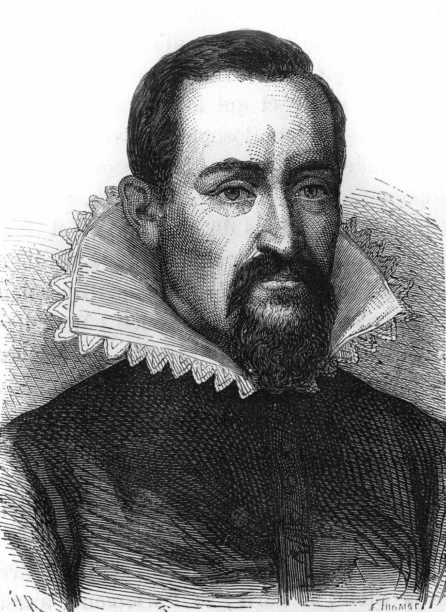 Porträtt av Johannes Kepler (Keppler), astronom (1571 - 1630) av Unknown artist