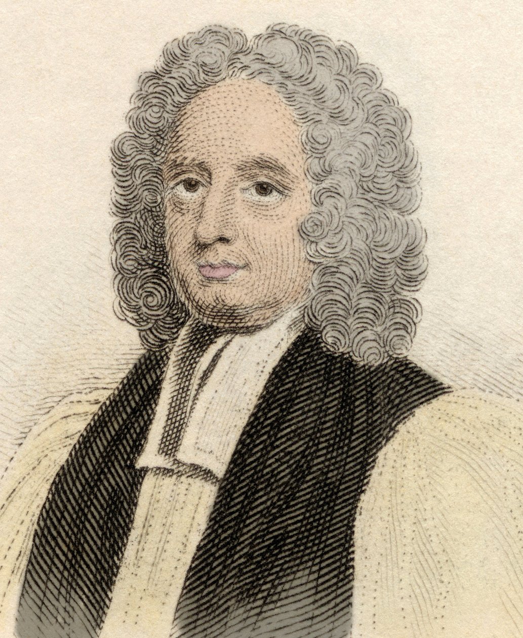 Porträtt av John Potter (ca 1674-1747), engelsk kyrklig och arkaisk Cantorbery. Gravyr av 1800-talet. av Unknown artist