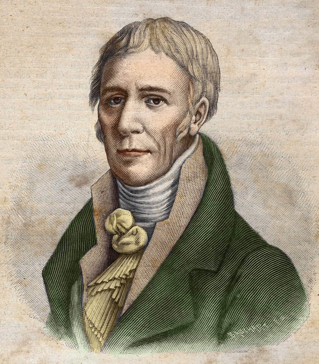 Porträtt av Johannes Döparen (Jean-Baptiste) Lamarck (1744-1829). av Unknown artist