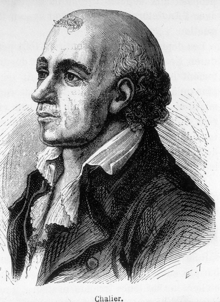 Porträtt av Joseph Chalier, fransk politiker (1747-1793). av Unknown artist