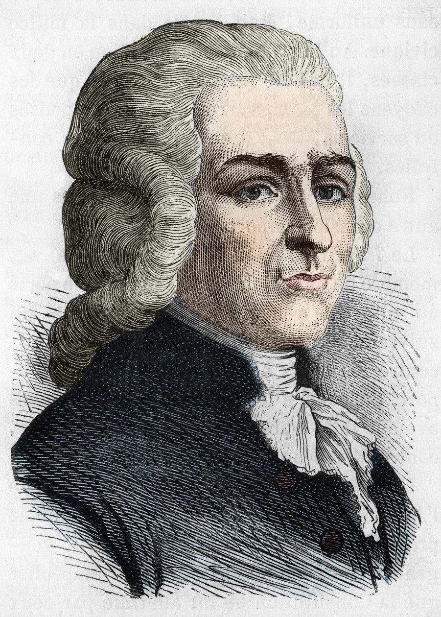 Porträtt av Joseph Ignace Guillotin (1738-1814), fransk läkare och politiker av Unknown artist
