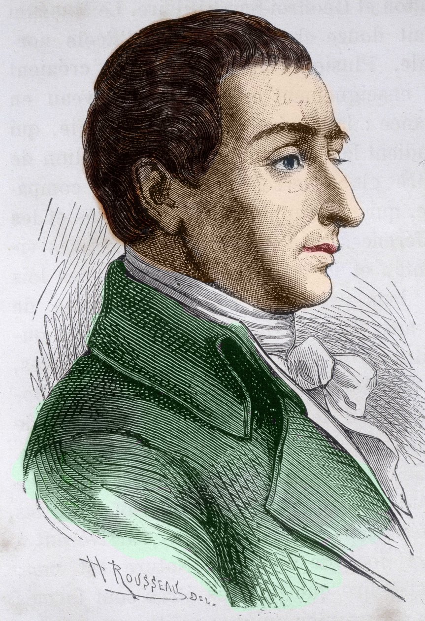 Porträtt av Joseph Louis de Lagrange (1736-1813), fransk matematiker. av Unknown artist