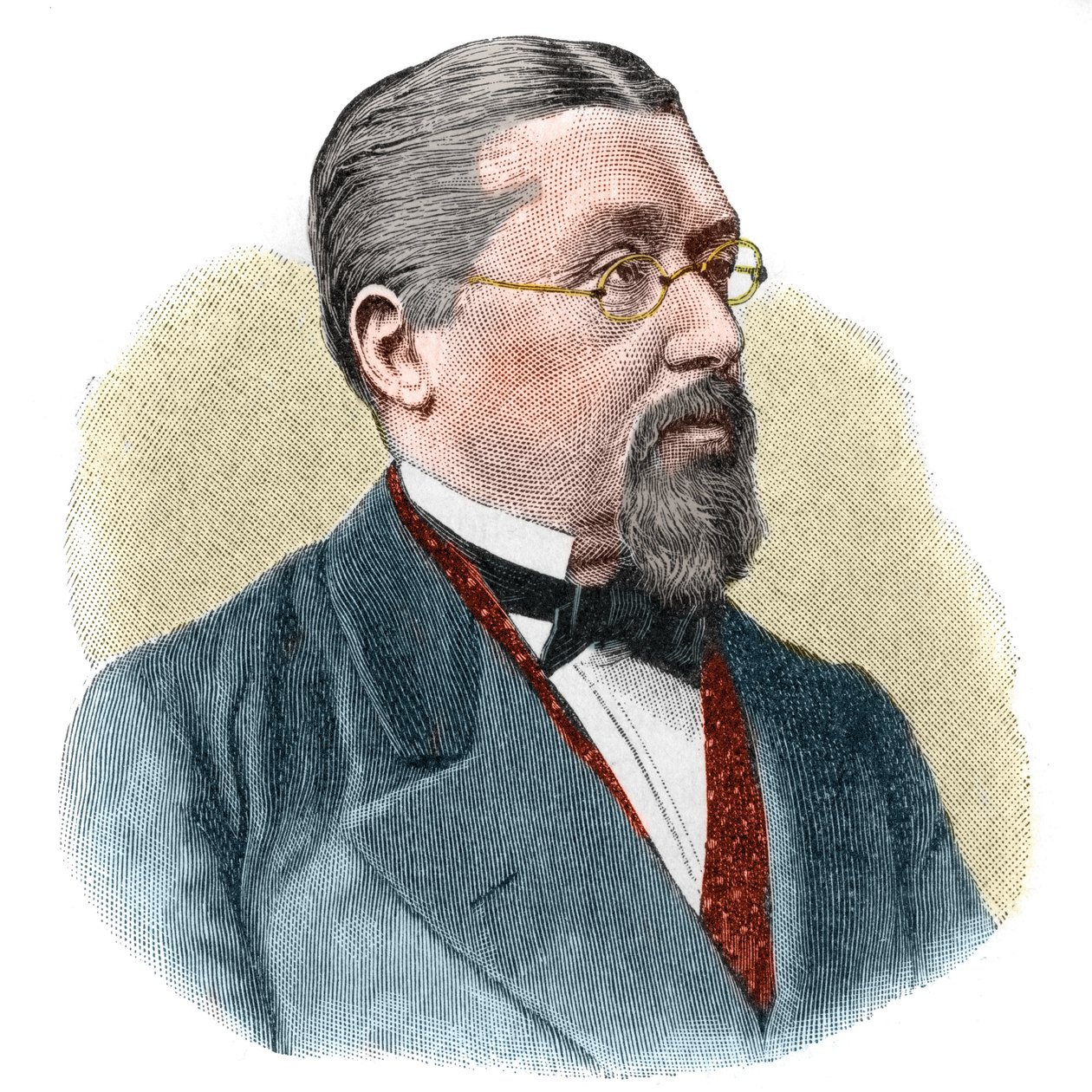 Porträtt av Joseph Victor von Scheffel (1826 -1886) tysk författare och poet. av Unknown artist