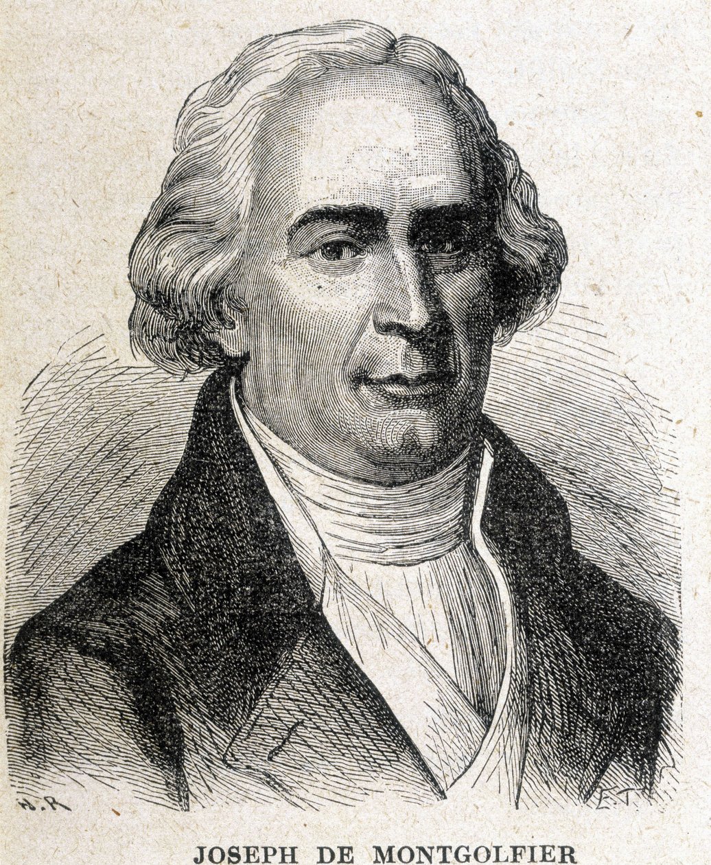 Porträtt av Joseph de Montgolfier (1740 - 1810). av Unknown artist