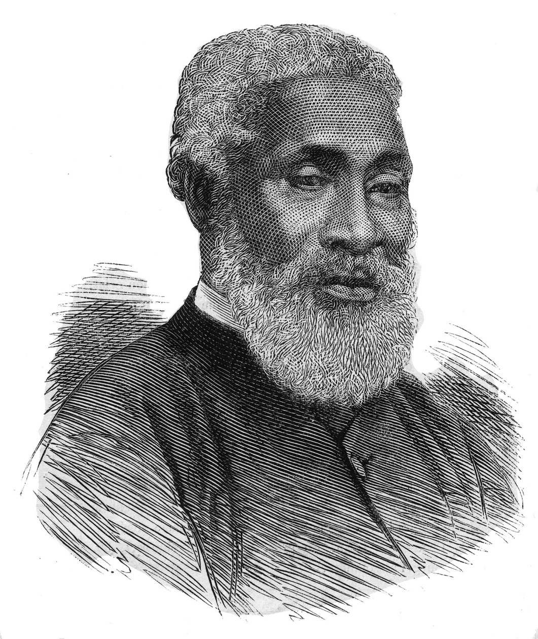 Porträtt av Josiah Henson (1789 - 1883) slav i Maryland flydde till Upper Canada 1830, 1834 grundade han samhället Dawn, nära Dresden, för att välkomna slavar som hade flytt från USA. Han var modellen för huvudpersonen i boken "The Case of U av Unknown artist