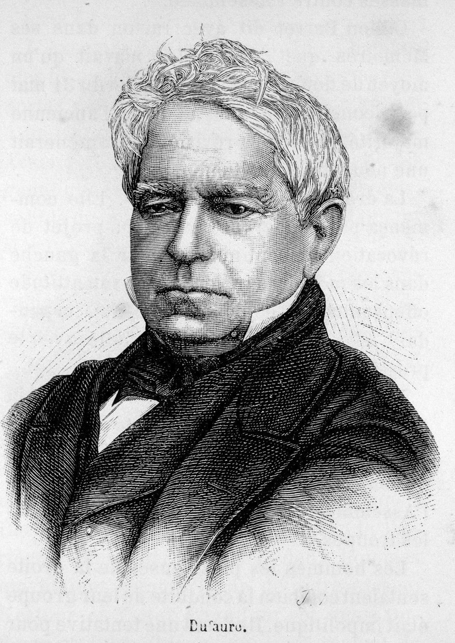 Porträtt av Jules Armand (Jules-Armand) Dufaure, fransk advokat och politiker (1798-1881). av Unknown artist