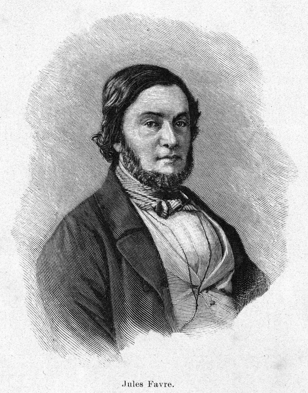 Porträtt av Jules Favre (1809 -1880), fransk politiker av Unknown artist