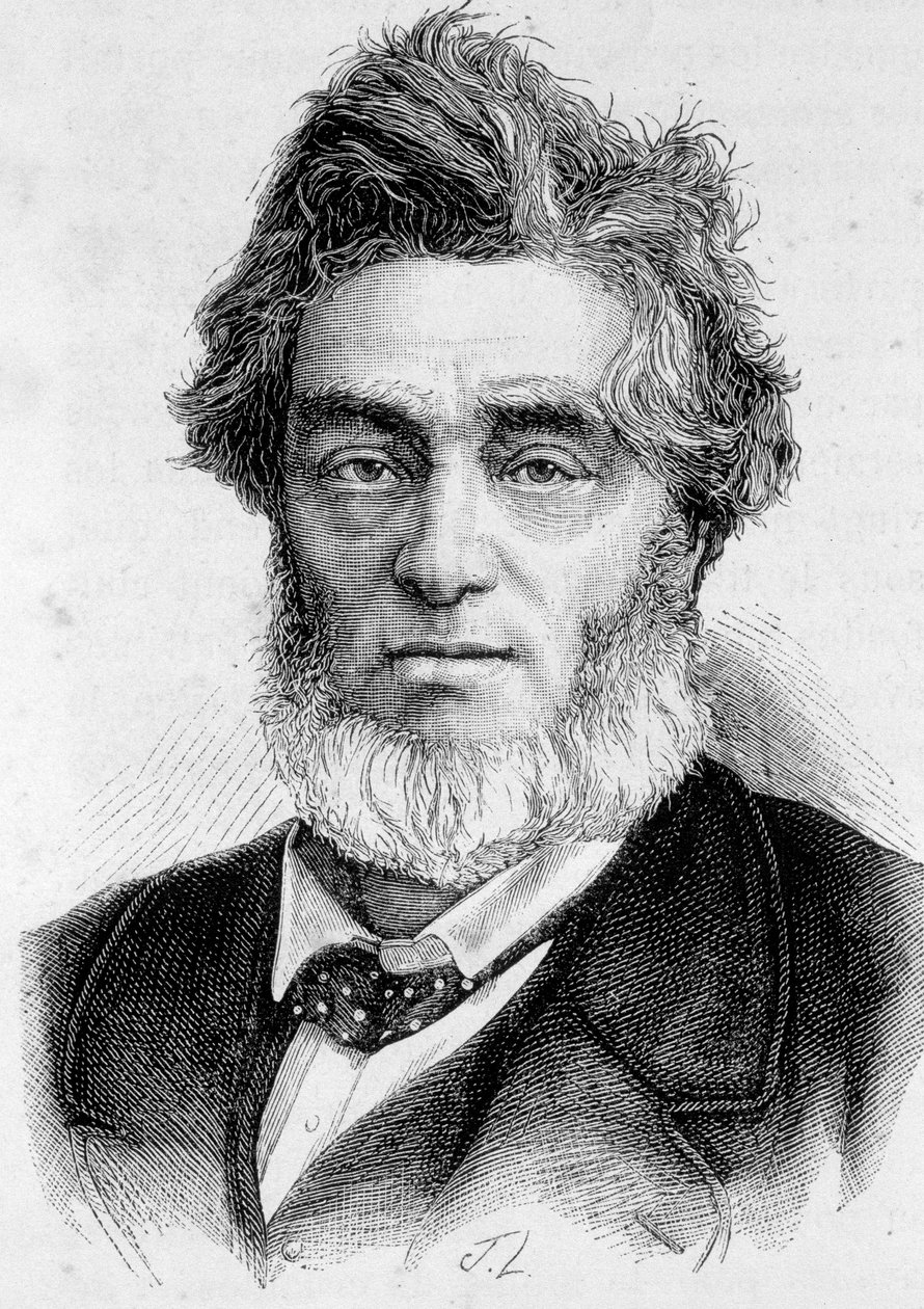 Porträtt av Jules Favre (1809 -1880), fransk politiker. av Unknown artist