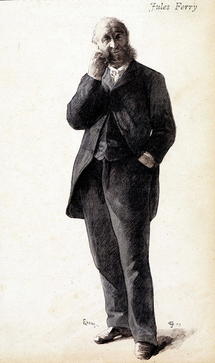 Porträtt av Jules Ferry, cirka 1880 av Unknown artist