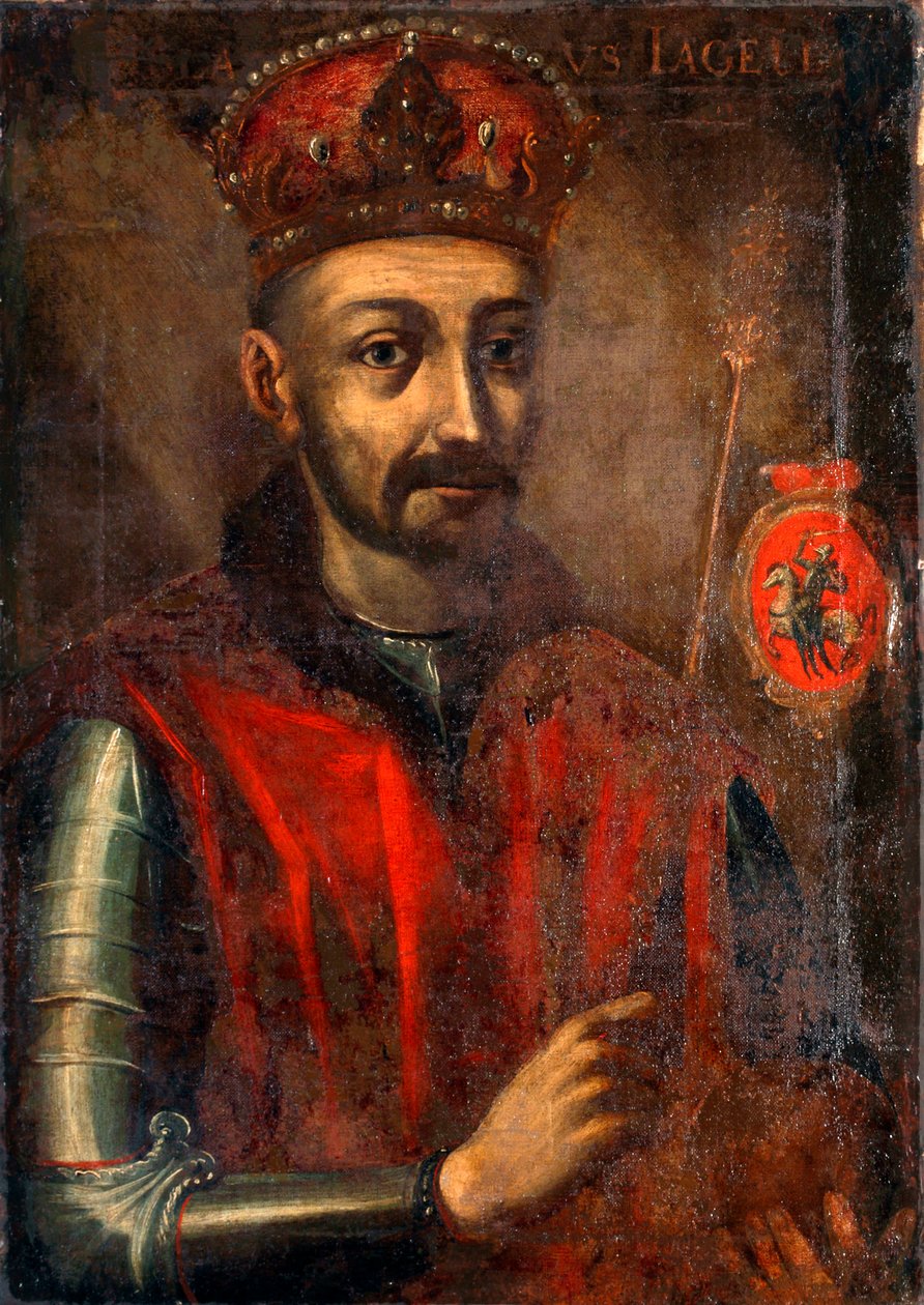 Porträtt av kung Wladyslaw II Jagiello av Unknown artist