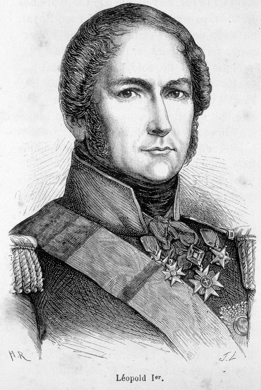 Porträtt av Leopold I av Sachsen Cobourg Gotha (Sachsen-Coburg-Gotha av Unknown artist