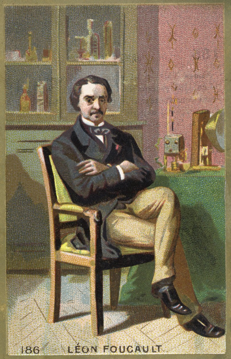 Porträtt av Léon Foucault (1819-1868), fransk fysiker. av Unknown artist