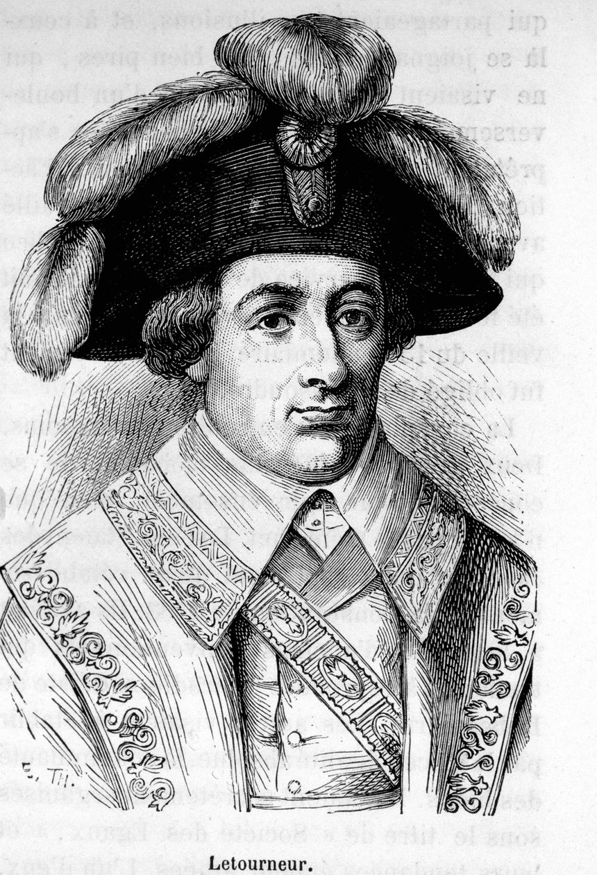 Porträtt av Louis Francois Letourneur (1751-1817), fransk politiker. av Unknown artist