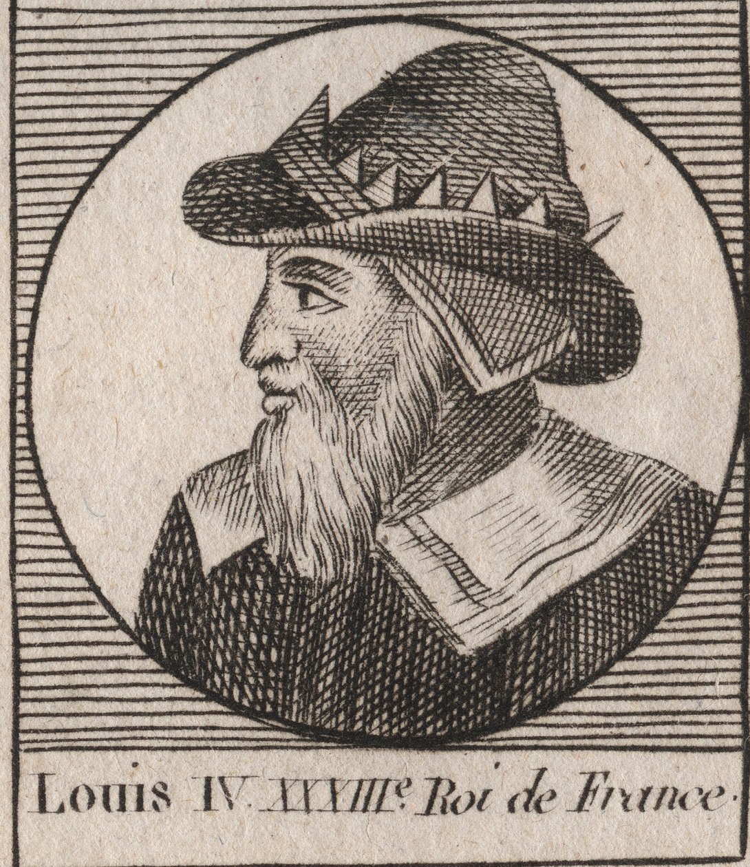 Porträtt av Louis IV d