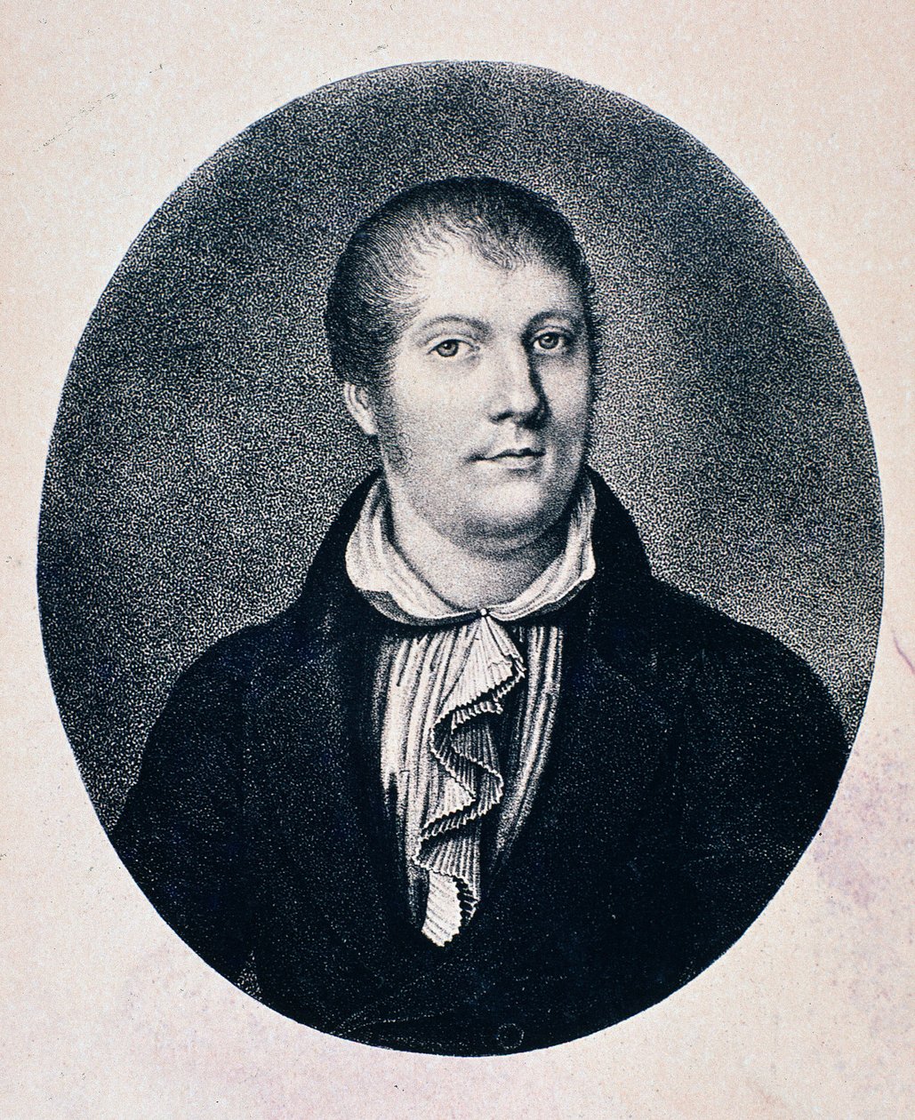 Porträtt av Louis Spohr (gravyr av Unknown artist