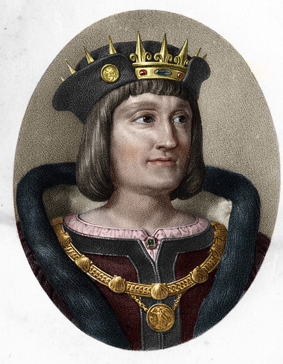 Porträtt av Ludvig XII. Kung av Frankrike 1462-1515. av Unknown artist