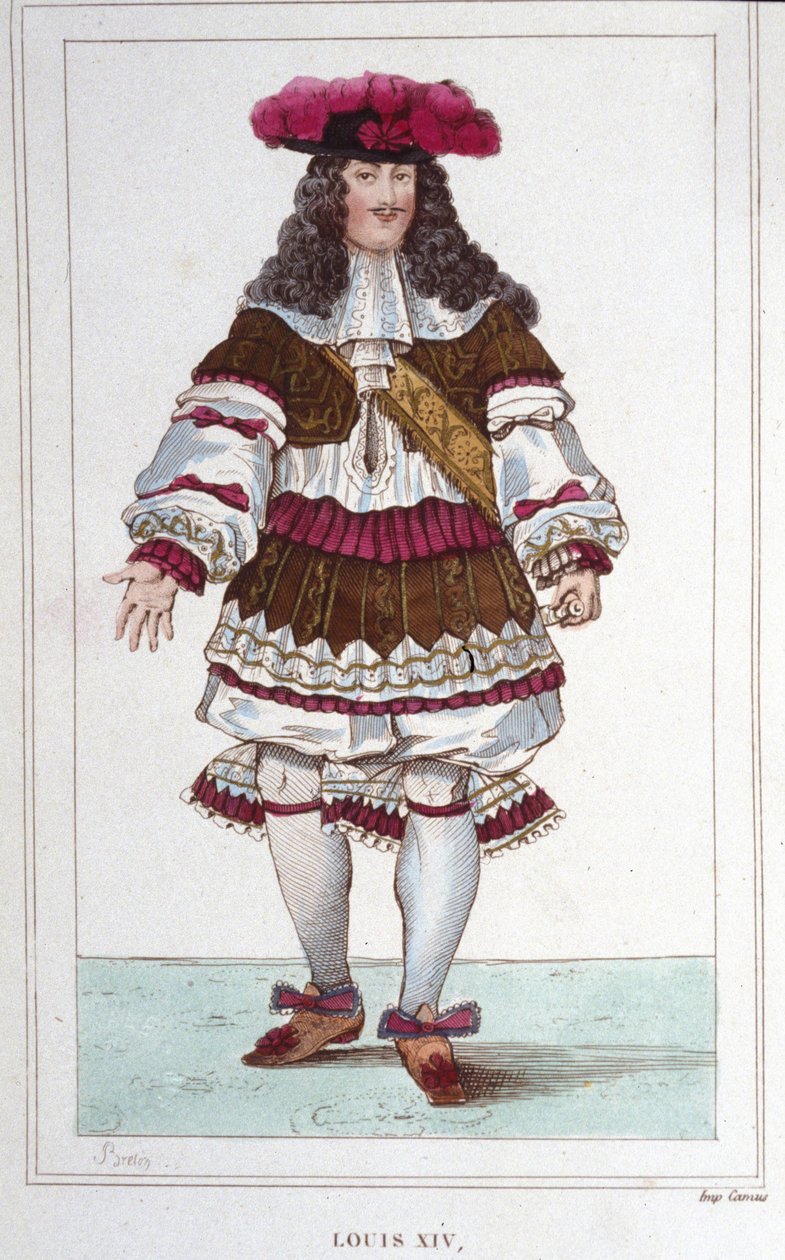 Porträtt av Ludvig XIV (1638 - 1715), kung av Frankrike. av Unknown artist
