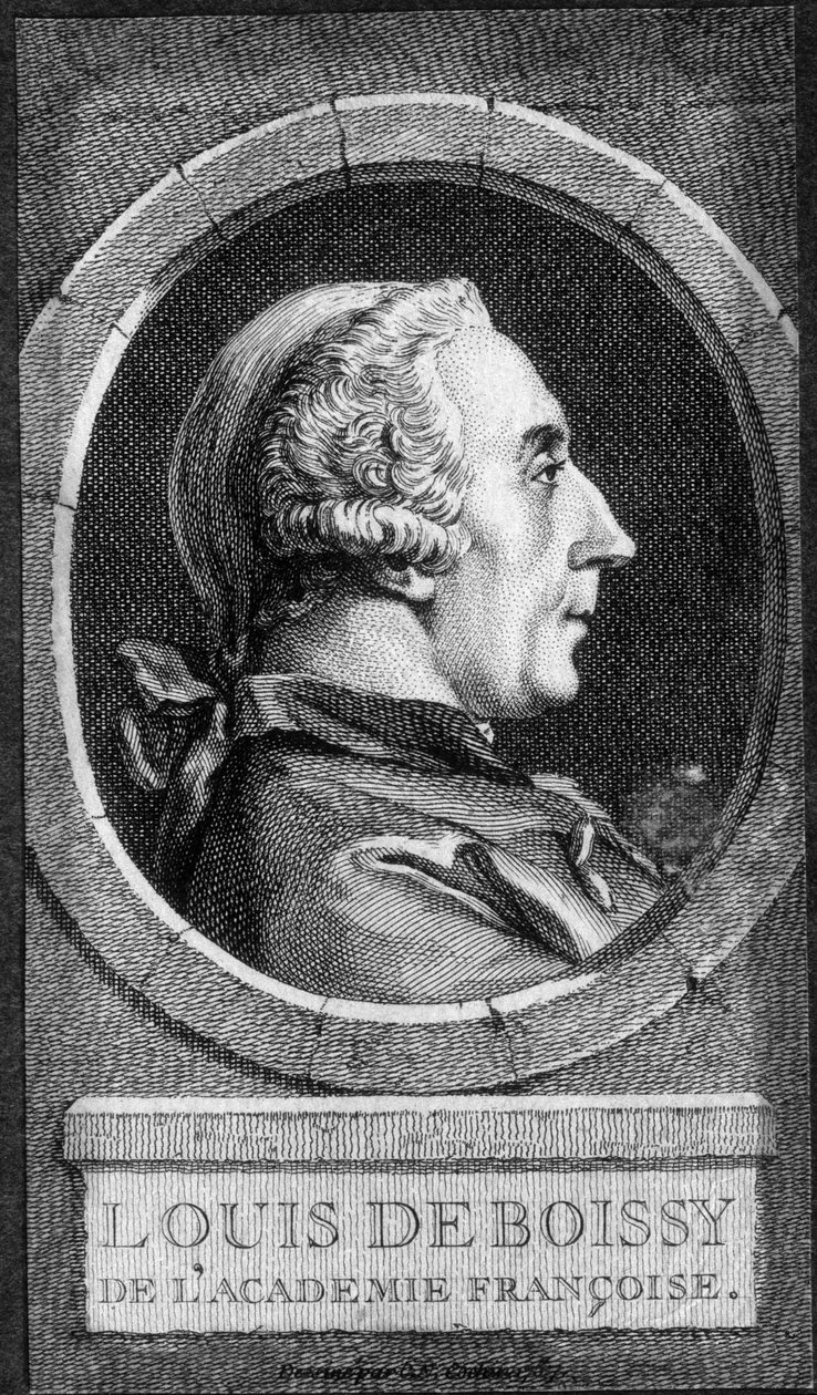 Porträtt av Louis de Boissy från Franska Akademien - n.d. av Unknown artist
