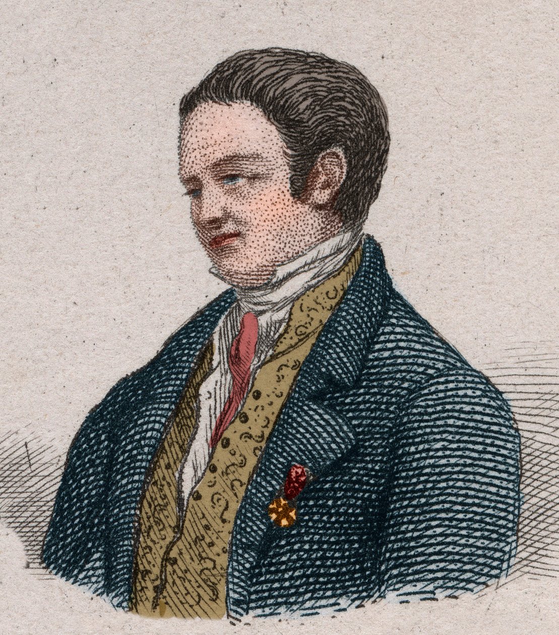 Porträtt av Louis de Fontanes (1757-1821), fransk författare och politiker. av Unknown artist