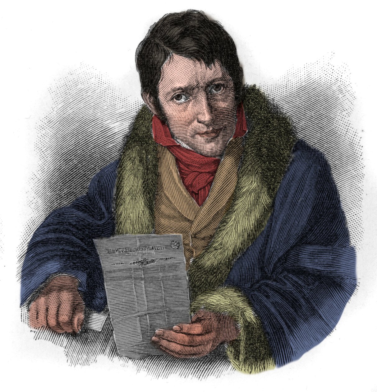 Porträtt av Ludwig Borne (1786-1837), tysk författare av Unknown artist
