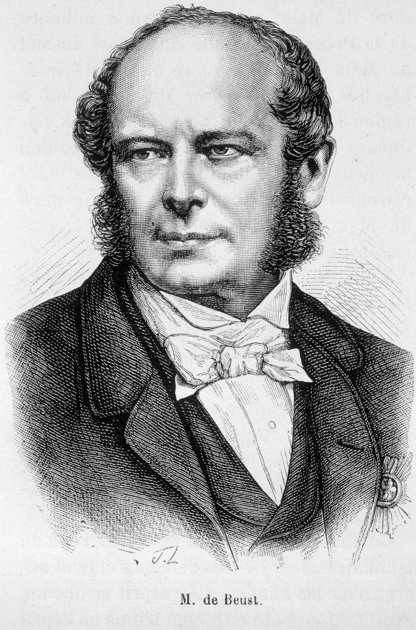 Porträtt av M. de Beust av Unknown artist