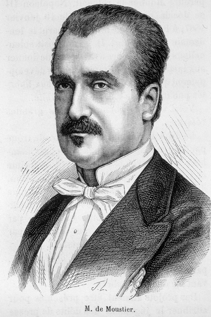 Porträtt av M. de Moustier av Unknown artist