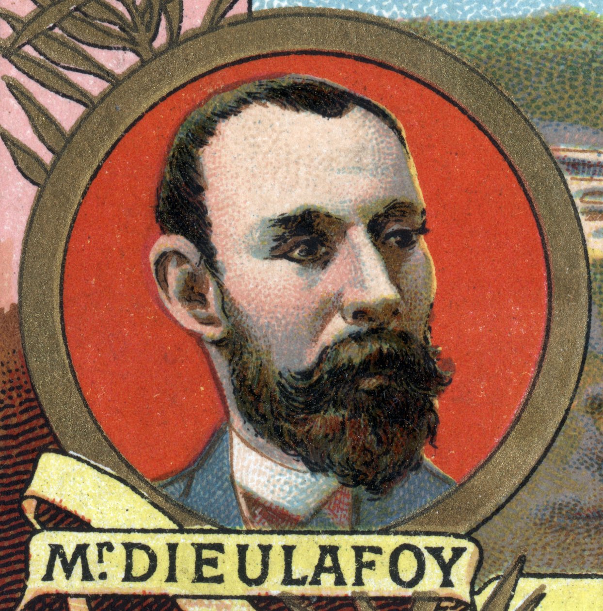 Porträtt av Marcel Auguste Dieulafoy av Unknown artist