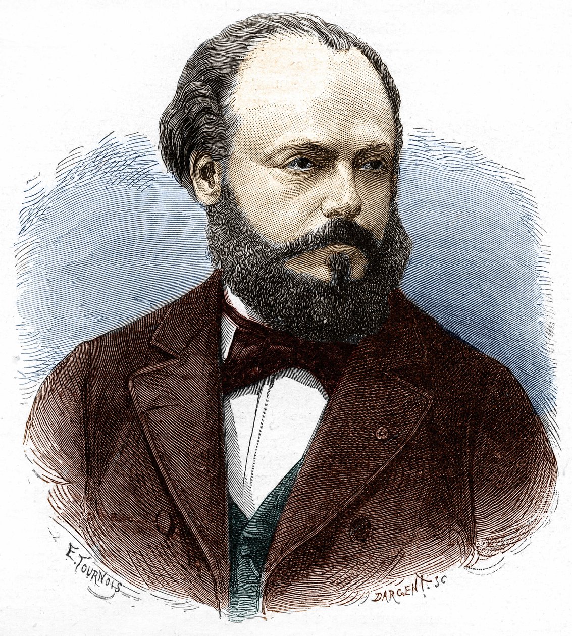 Porträtt av Marcel Deprez (1843-1918), fransk ingenjör och fysiker. av Unknown artist