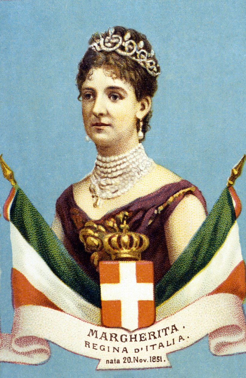 Porträtt av Margarita av Savoy Genes (Margherita av Savoy av Unknown artist