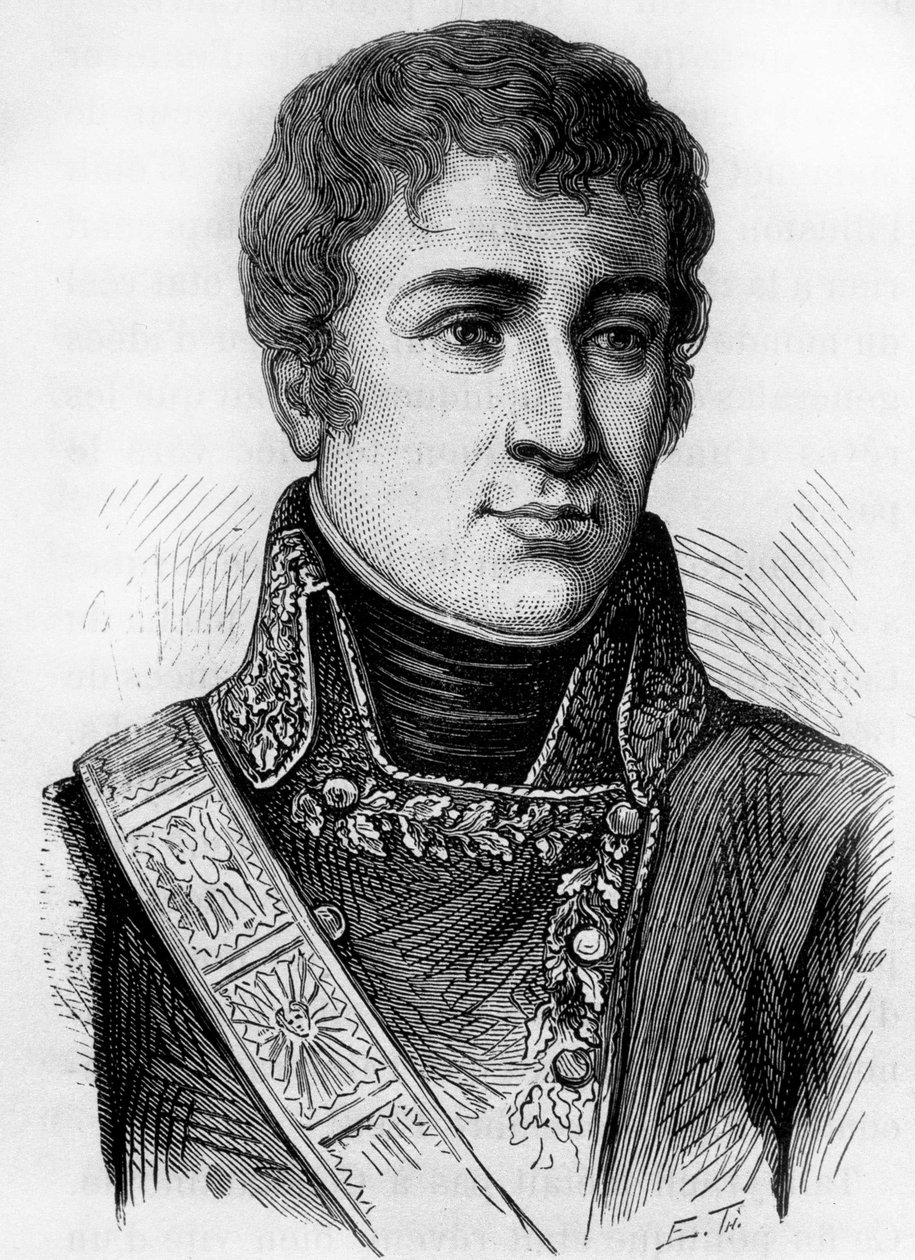 Porträtt av Marie-François Auguste Caffarelli av Falga (1766-1849) av Unknown artist
