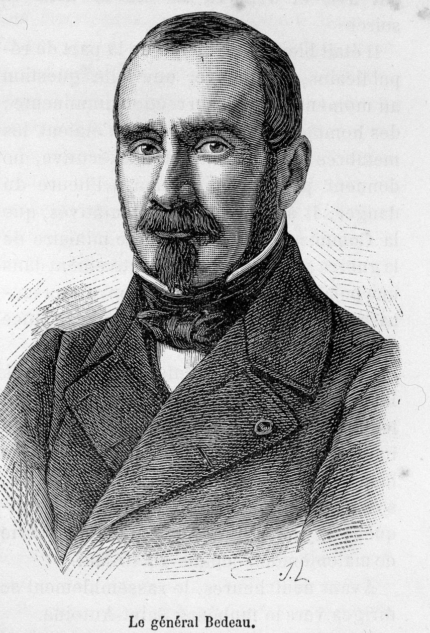 Porträtt av Marie Alphonse Bedeau, fransk general (1804 - 1863). av Unknown artist