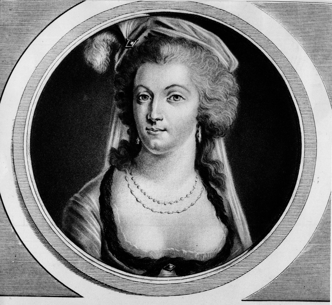 Porträtt av Marie Antoinette (Marie-Antoinette av Unknown artist