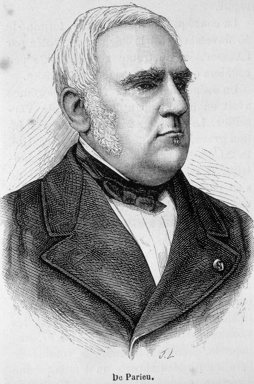 Porträtt av Marie Louis Esquirou de Parieu, fransk politiker (1815 - 1893) av Unknown artist