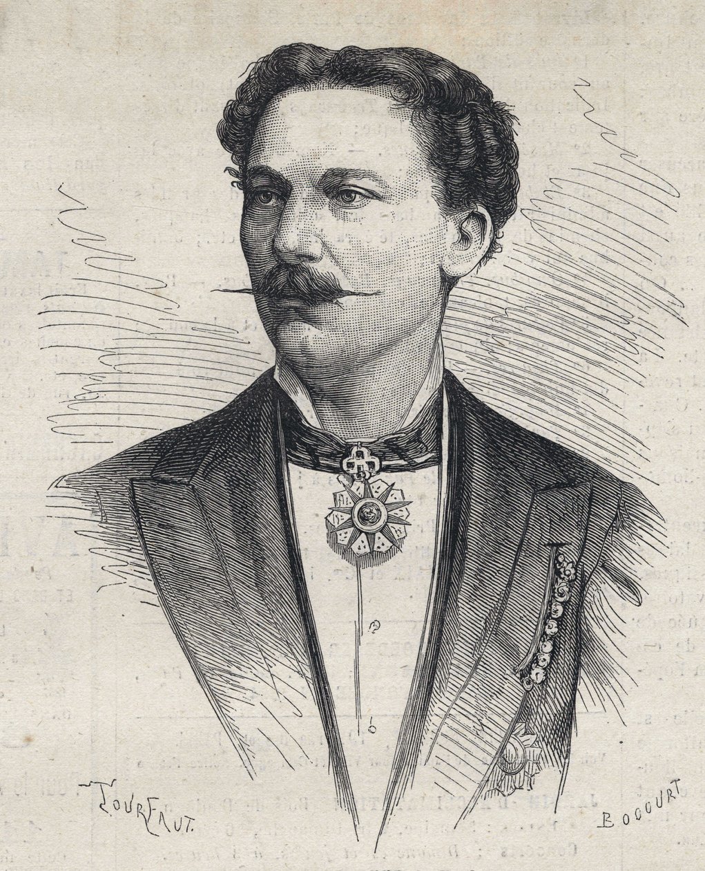 Porträtt av Marius Cazeneuve (1839-1913), fransk prestidigitator. av Unknown artist