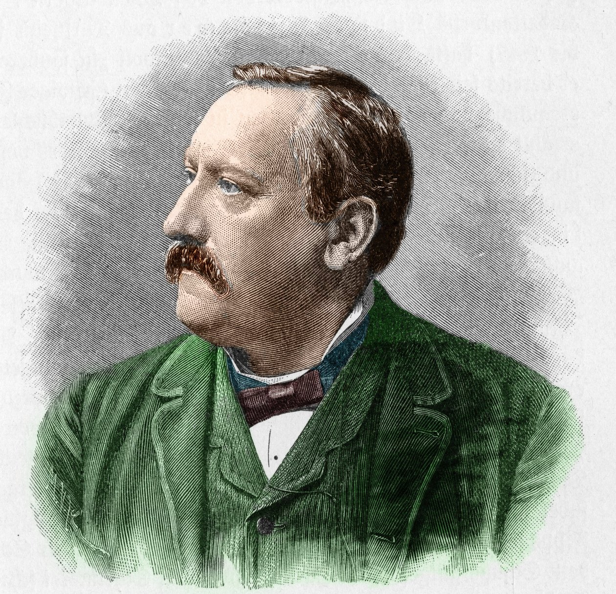 Porträtt av Martin Greif (1839-1911) tysk poet. av Unknown artist