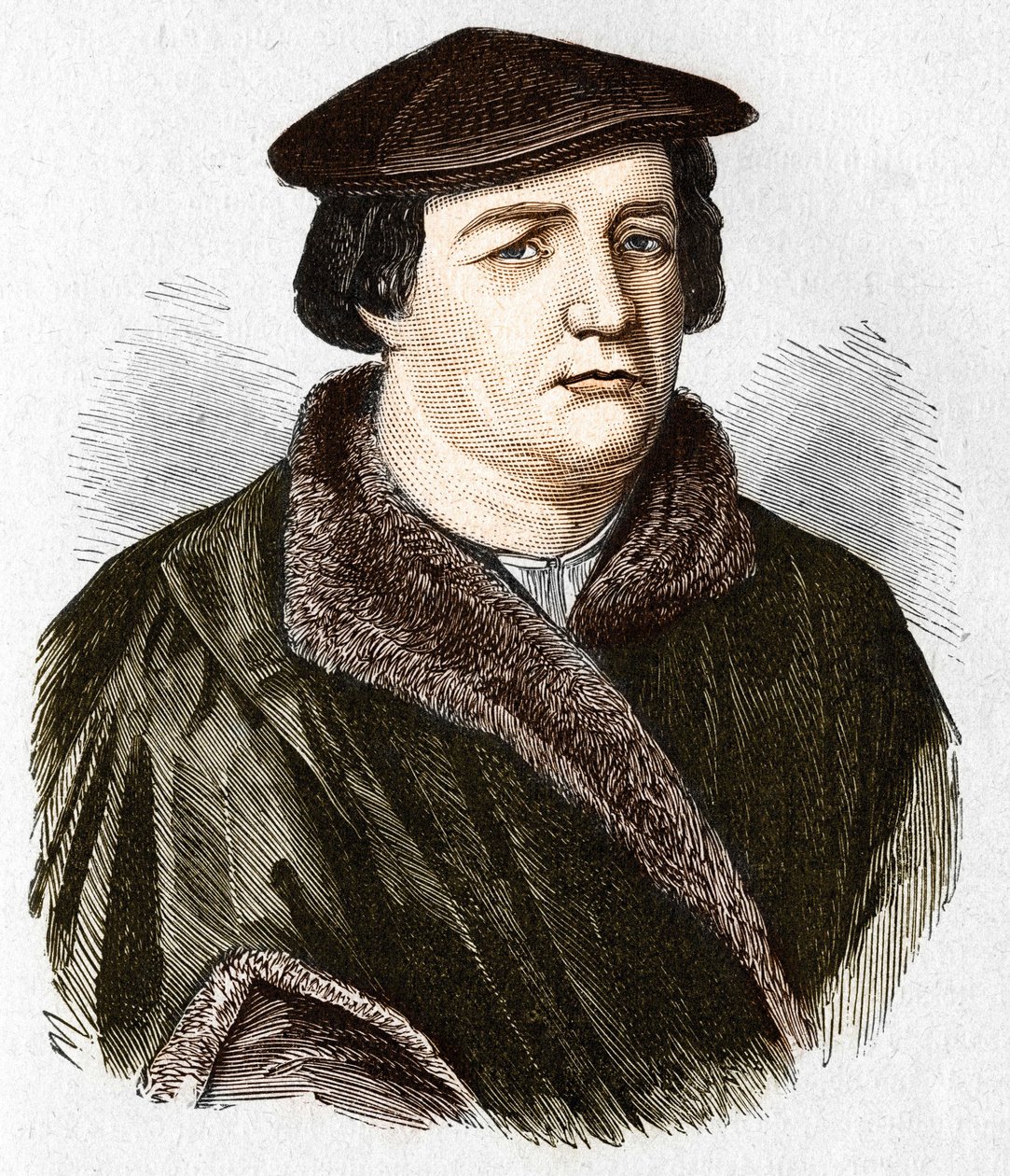 Porträtt av Martin Luther, tysk protestantisk teolog och reformator. av Unknown artist