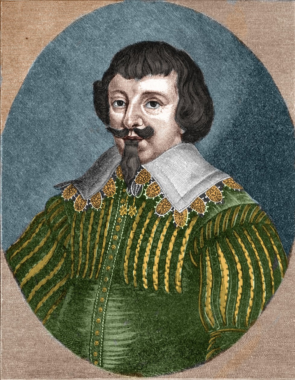 Porträtt av Martin Opitz (Martinus Opitius) (1597-1639), fader till tysk poesi. av Unknown artist