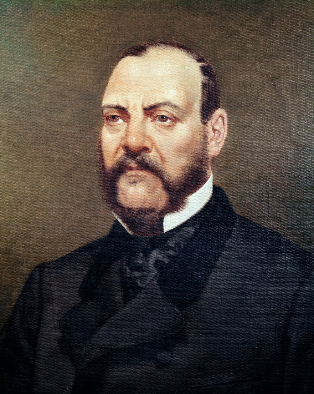Porträtt av den mexikanske politikern Ignacio Comonfort (1812-1863) Anonym målning - 1800-talets Mexico City, National Historical Museum, Chateau de Chapultepec av Unknown artist