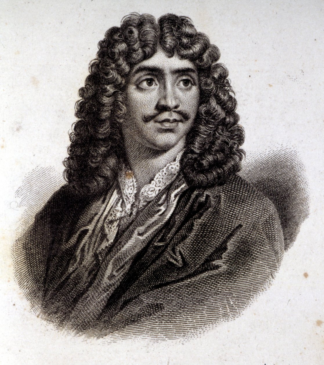 Porträtt av Molière, gravyr från 1800-talet av Unknown artist