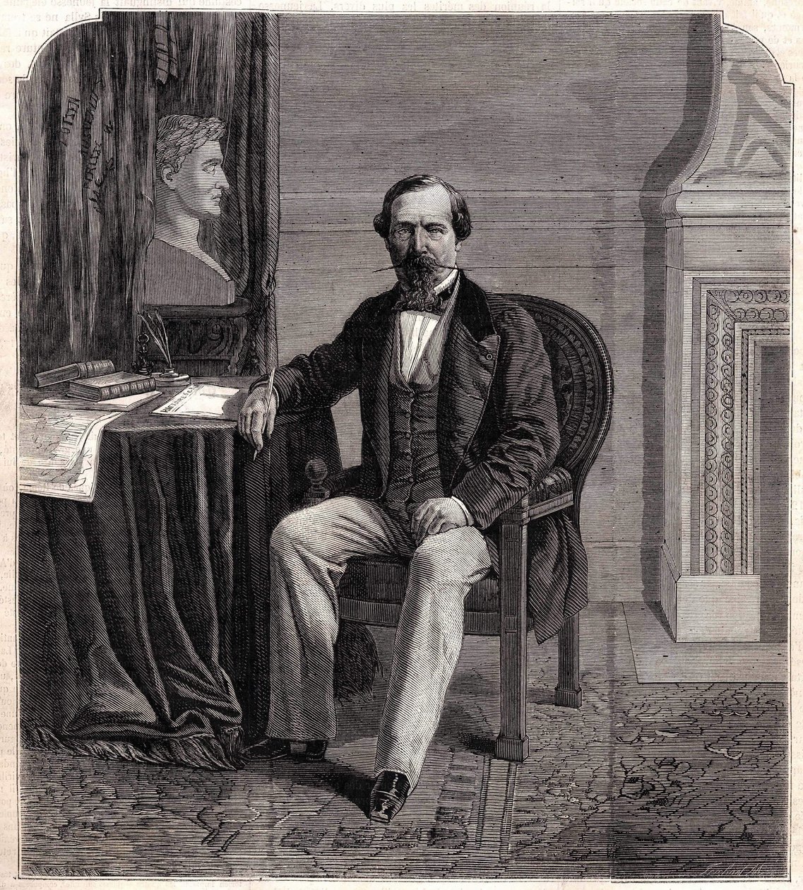 Porträtt av Napoleon III (1808 - 1873) av Unknown artist