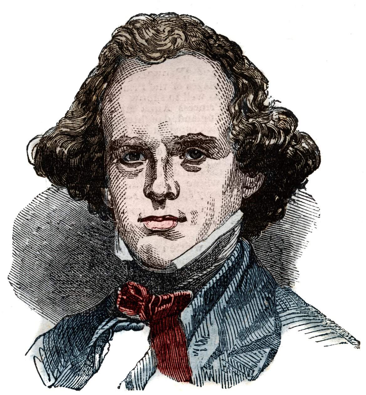 Porträtt av Nathaniel Hawthorne (1804-1864), amerikansk författare. av Unknown artist