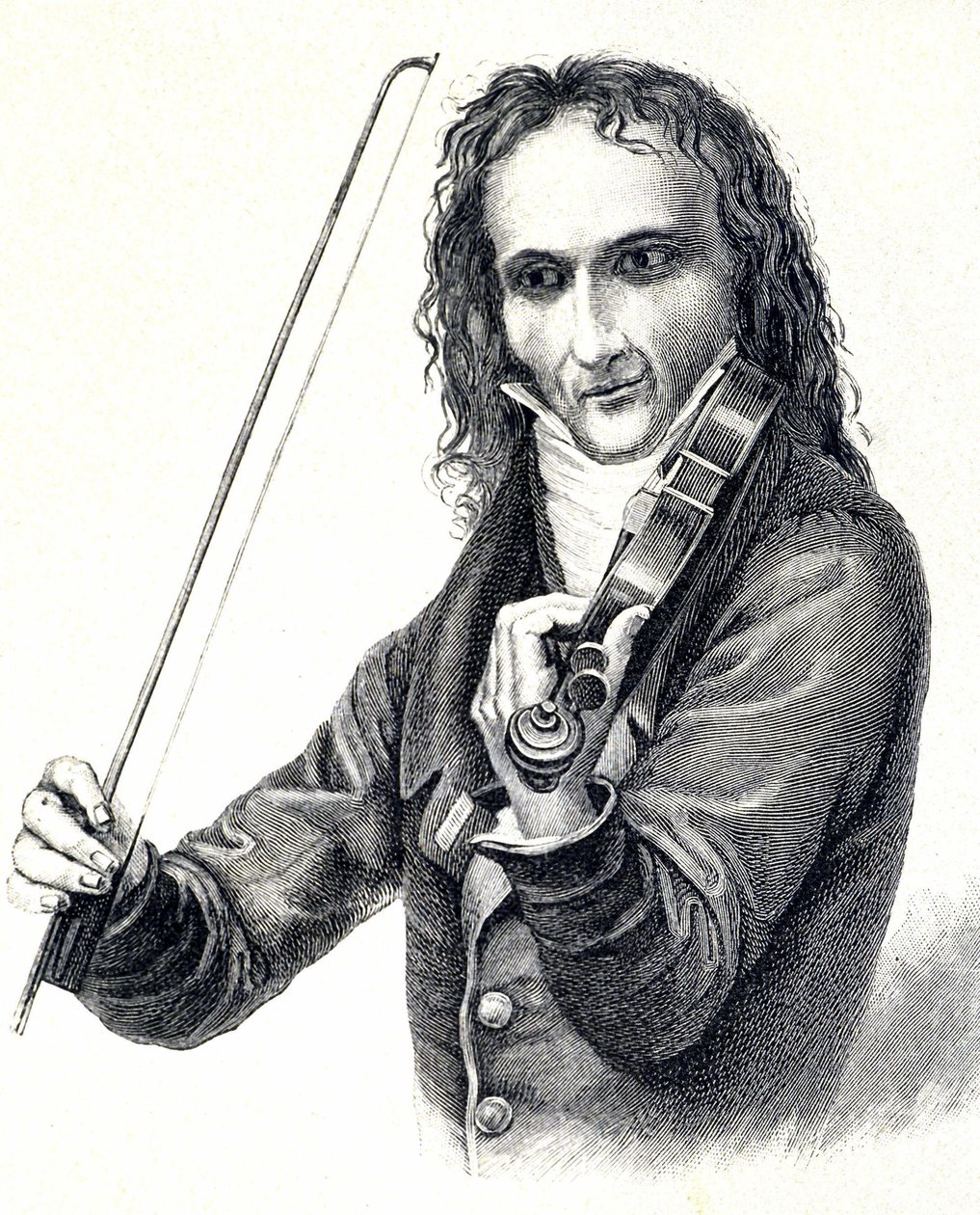 Porträtt av Niccol Paganini (1782 - 1840) av Unknown artist