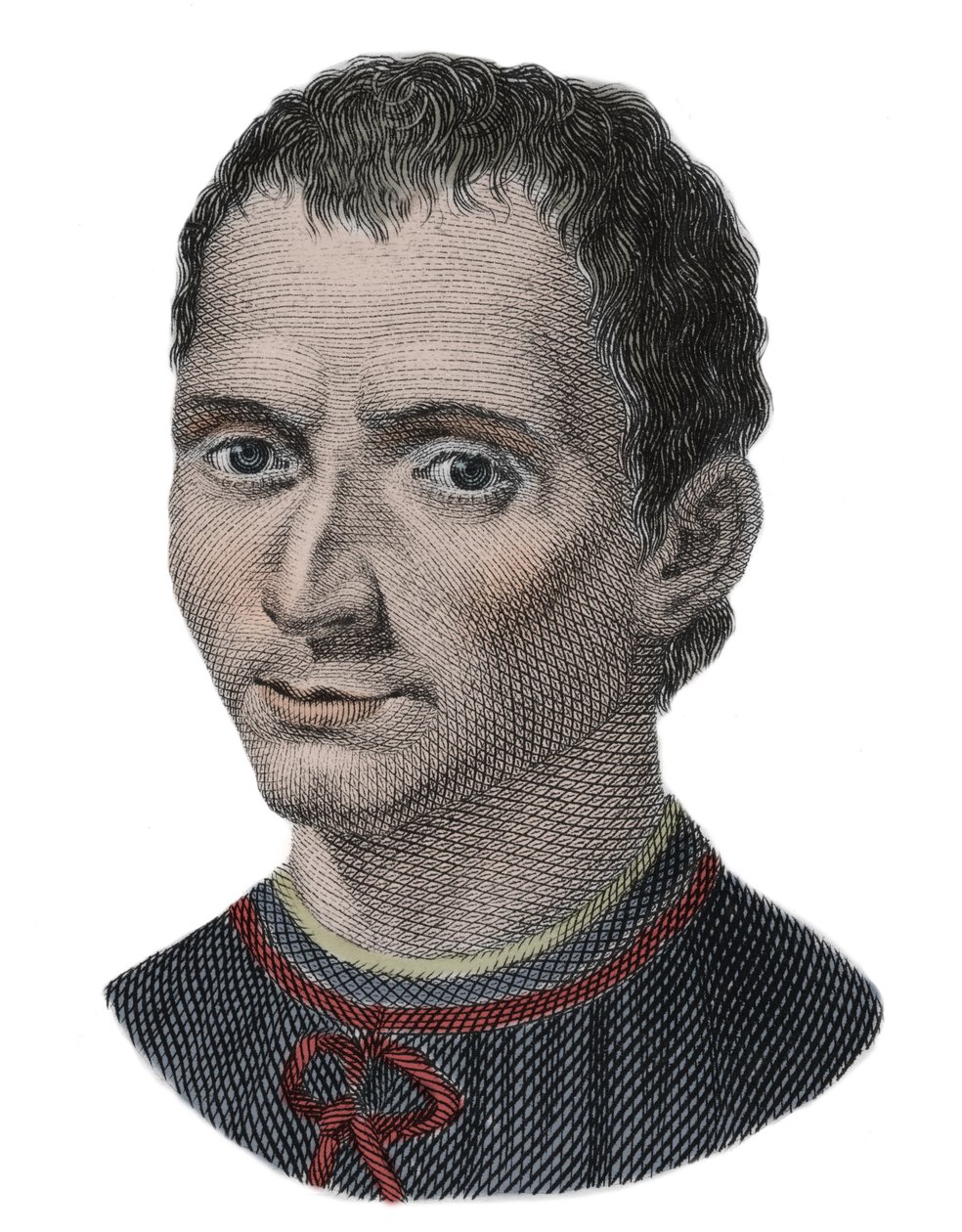 Porträtt av Niccolo av Bernardo dei Machiavelli (Nicolas Machiavel av Unknown artist