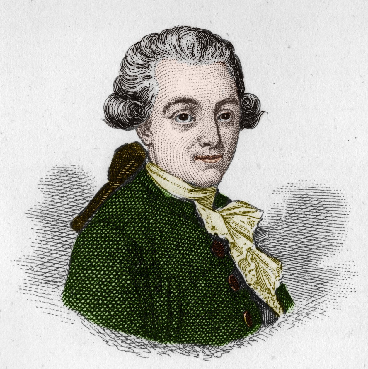 Porträtt av Nicolas Joseph Florent Gilbert av Unknown artist