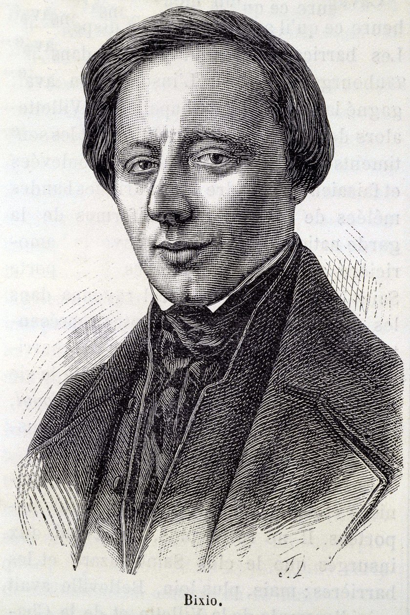 Porträtt av Nino Bixio (1821-1873), italiensk militär och politiker. av Unknown artist