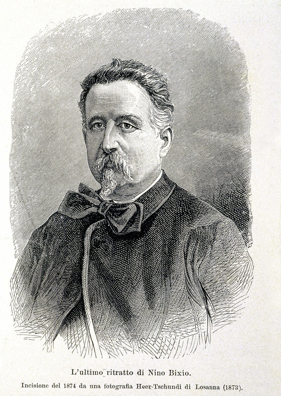 Porträtt av Nino Bixio (1821-1873), italiensk politiker av Unknown artist
