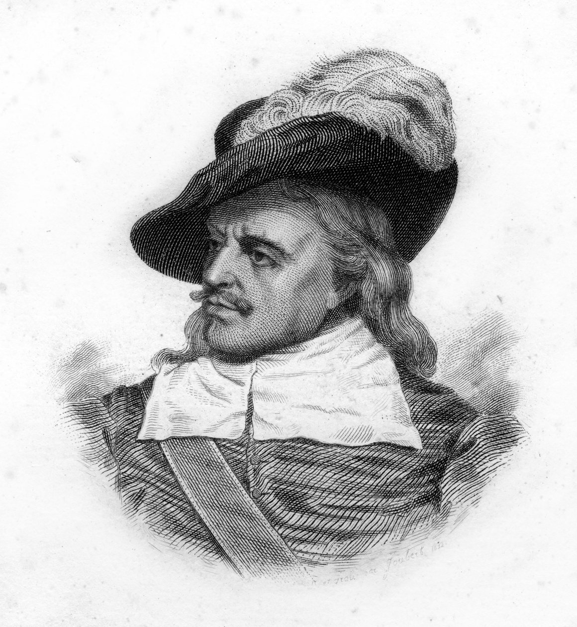 Porträtt av Olivier Cromwell (1599-1658), engelsk statsman av Unknown artist