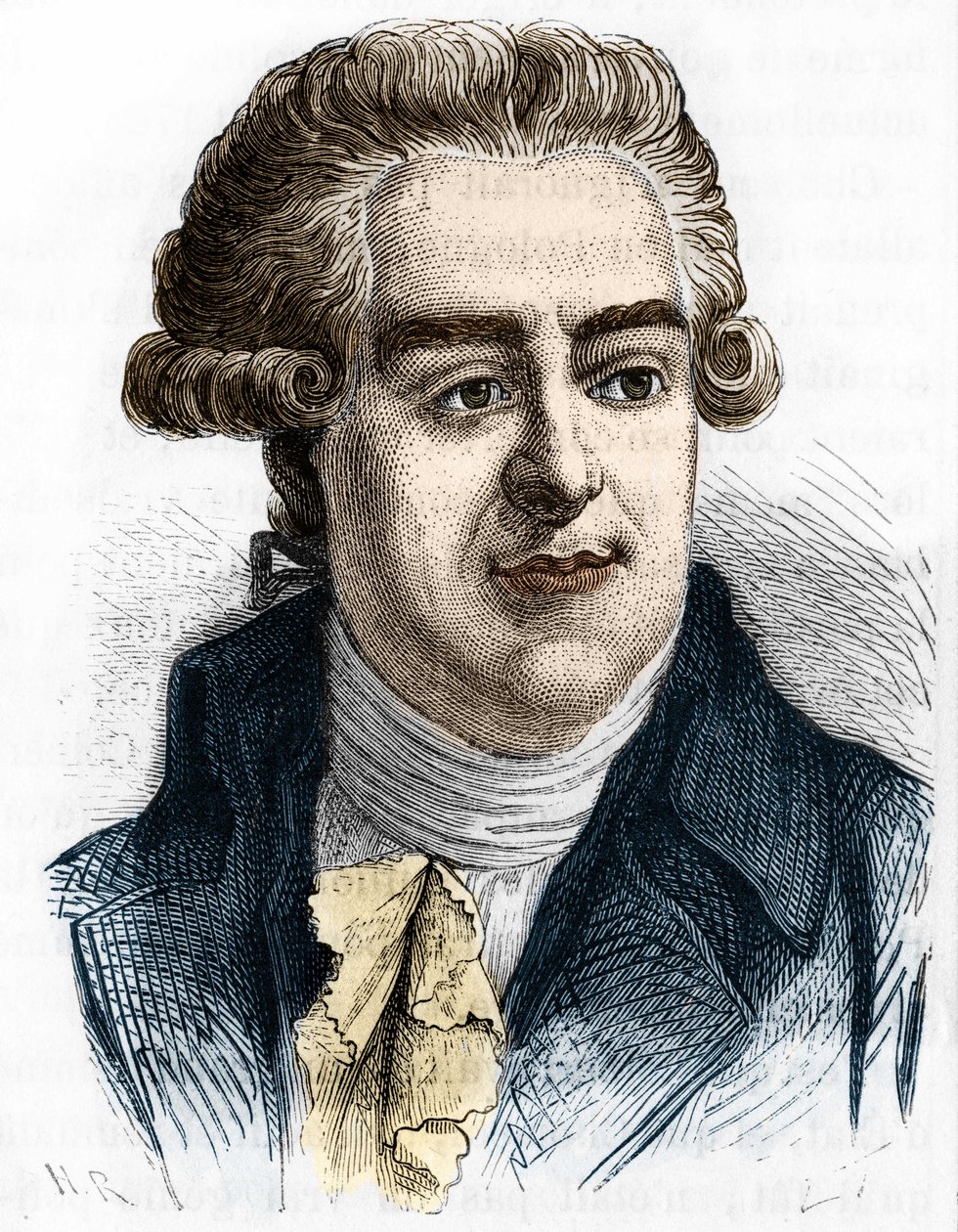 Porträtt av Pascal (Pasquale) Paoli (1725-1807), Patriote Corsica av Unknown artist