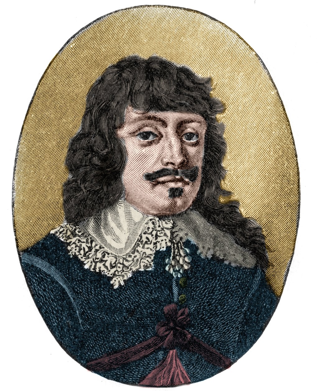 Porträtt av den tyska poeten Paul Fleming (1609 1640). av Unknown artist